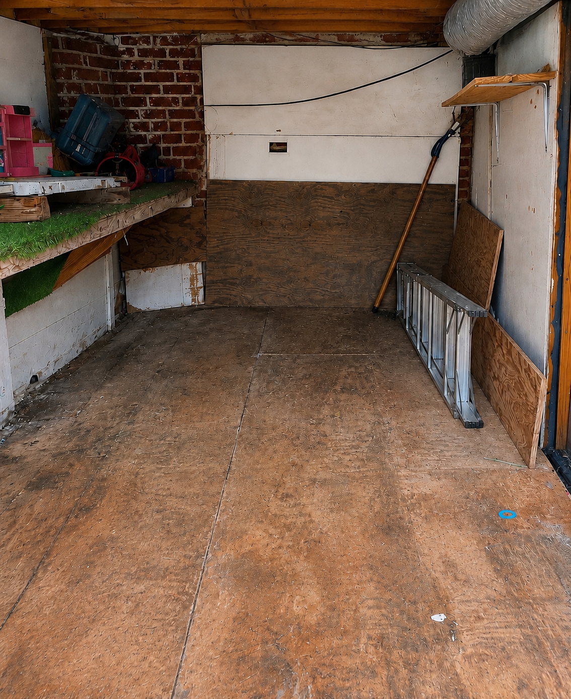 Shed Cleanout after service